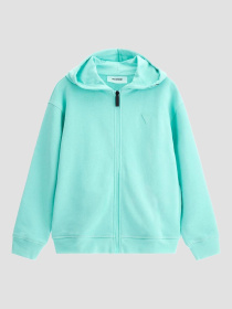 Дитяча м'ятна кофта на блискавці Guеss Kids модель L2YQ44.KAIJ1;G7KS Фото