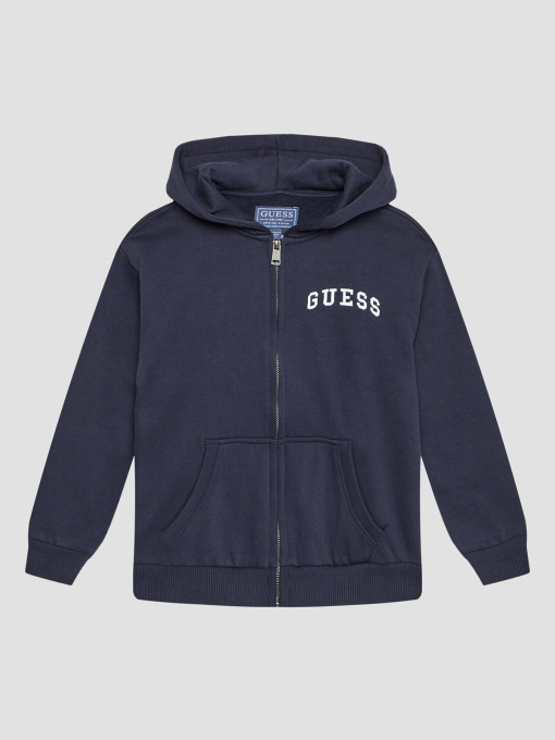 Детская темно-синяя кофта на молнии Guеss Kids модель L4BQ25.KAX74;G7V2 Фото