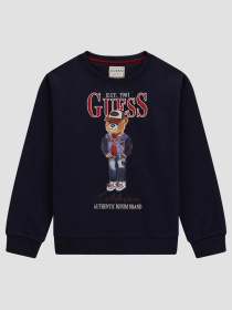 Детский темно-синий свитшот Guеss Kids модель L5YQ21.KAD74;G7V2 Фото