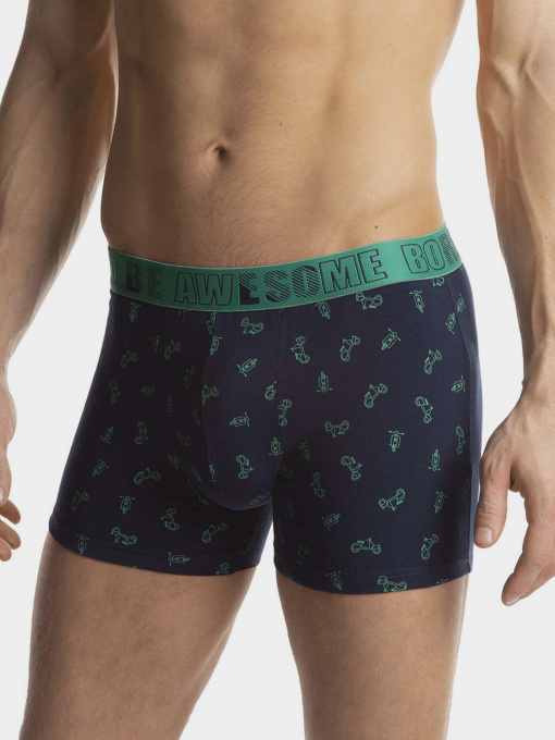 Трусы Lama модель 944SZG Чоловічі шорти-mix принт Фото