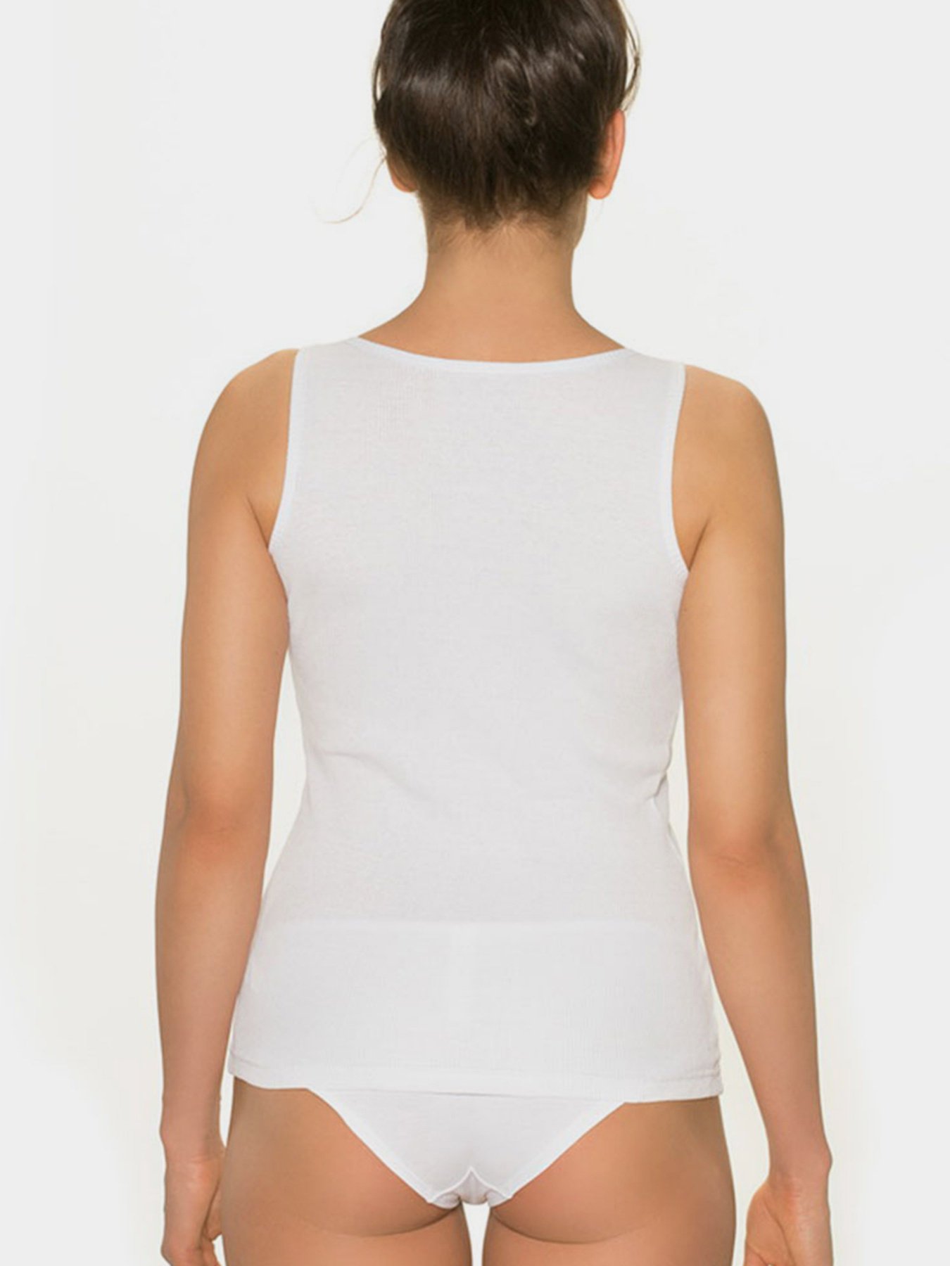 Майка для дому Lama модель 1178VE Жіноча майка-white Фото