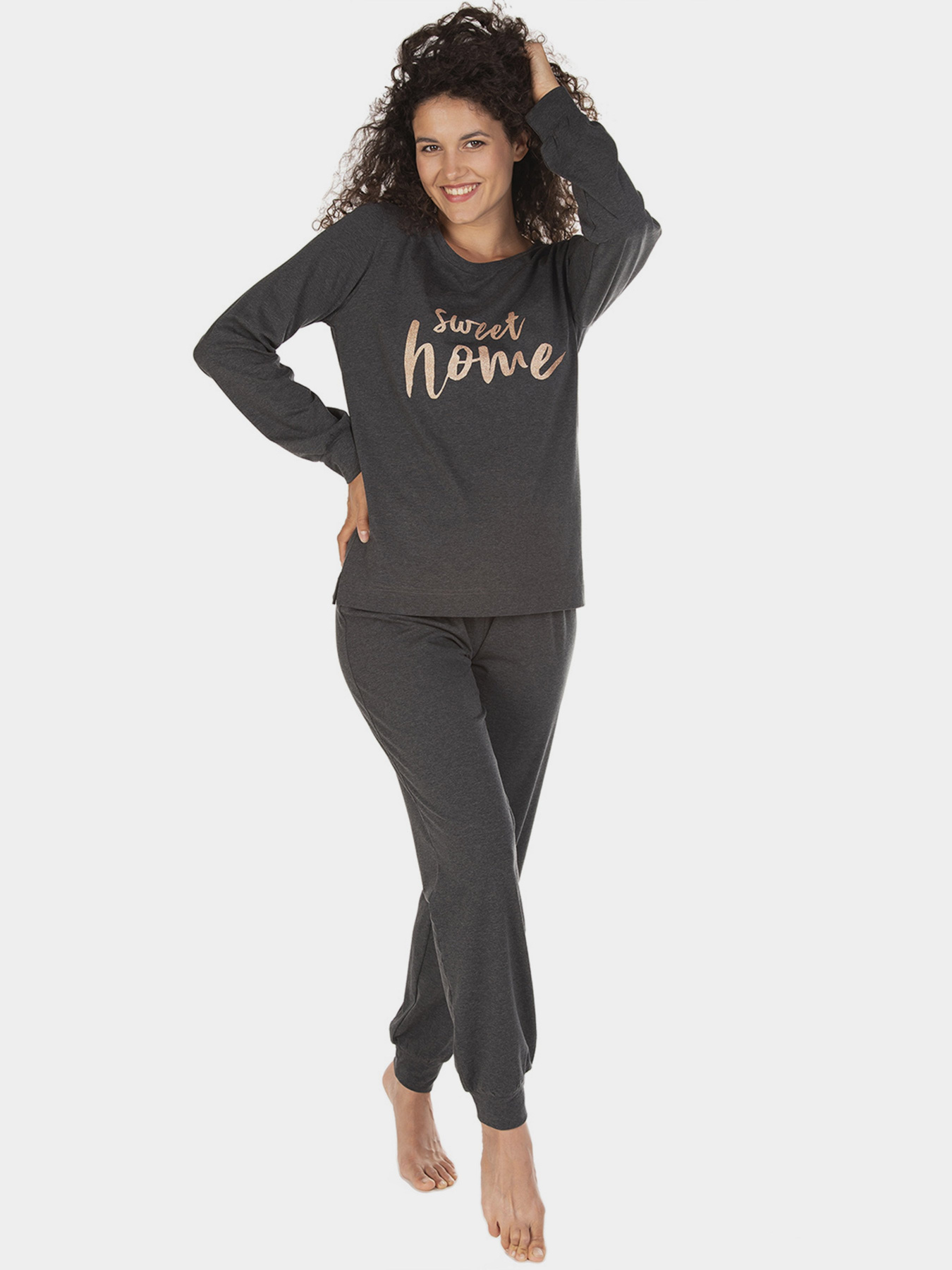 Пижама Lama модель 1378PY Піжама жіноча-mix принт Фото