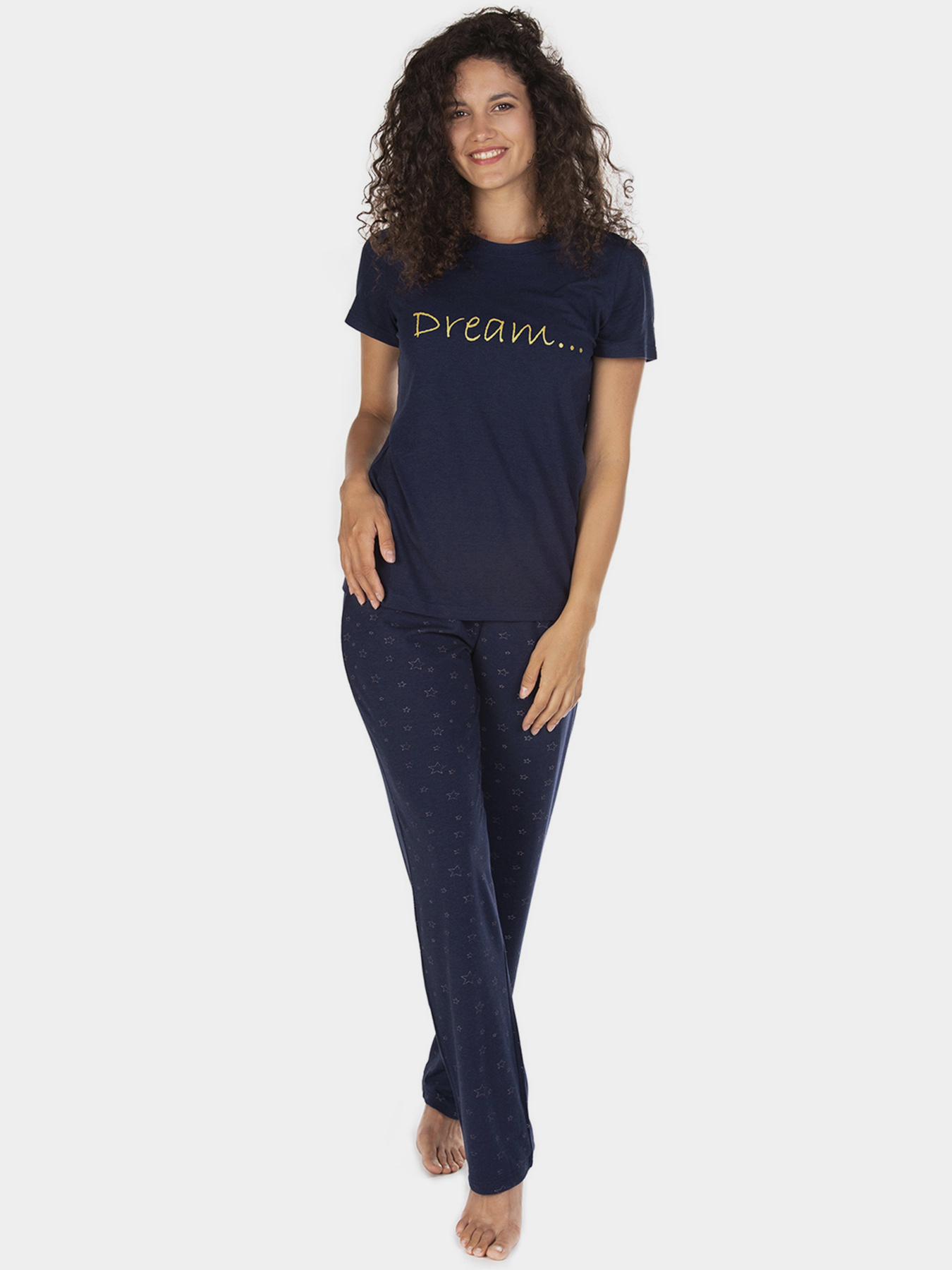 Пижама Lama модель 1379PY Піжама жіноча-mix принт Фото