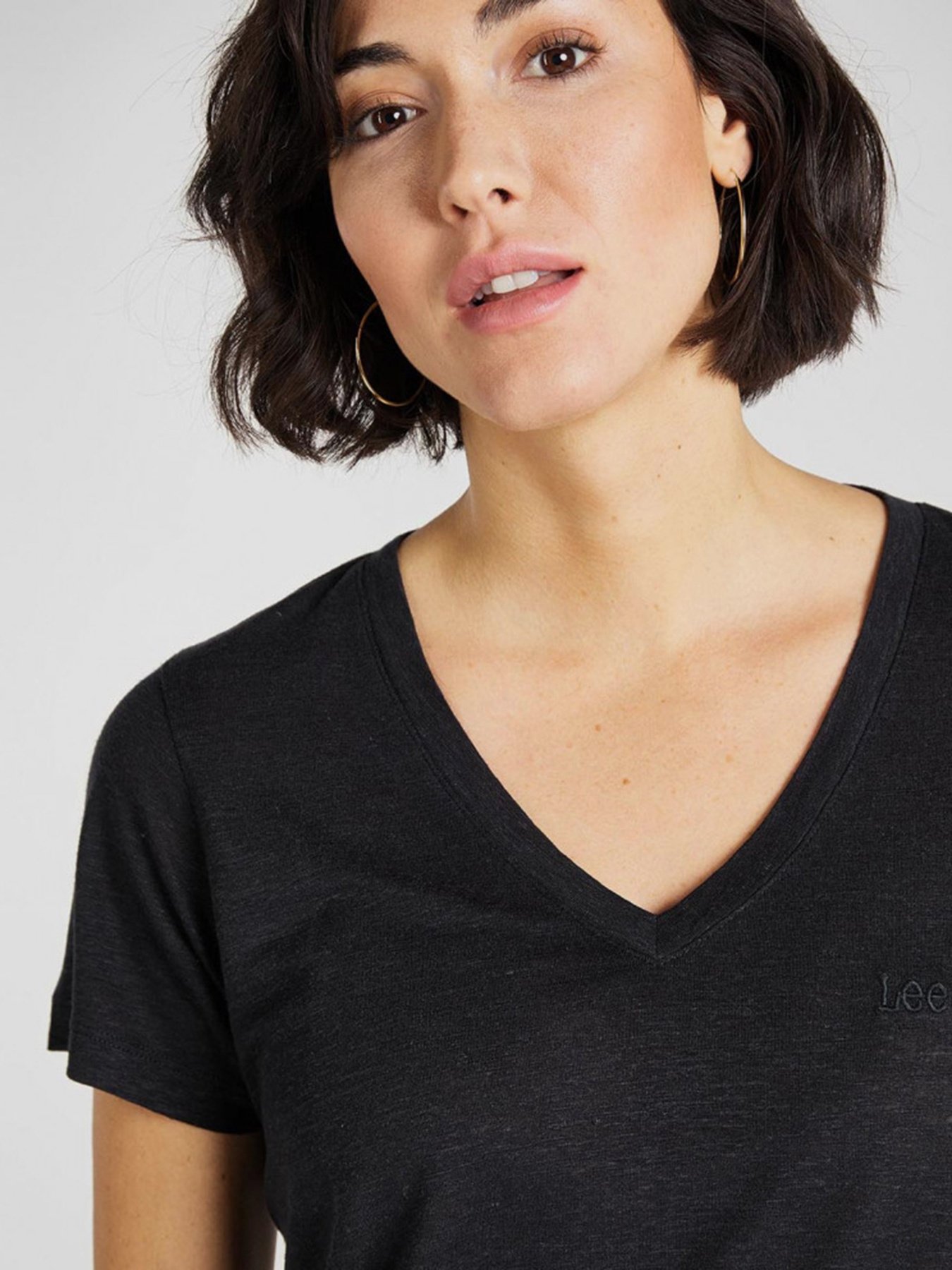 Футболка Lee V Neck модель L41JEN01 Фото