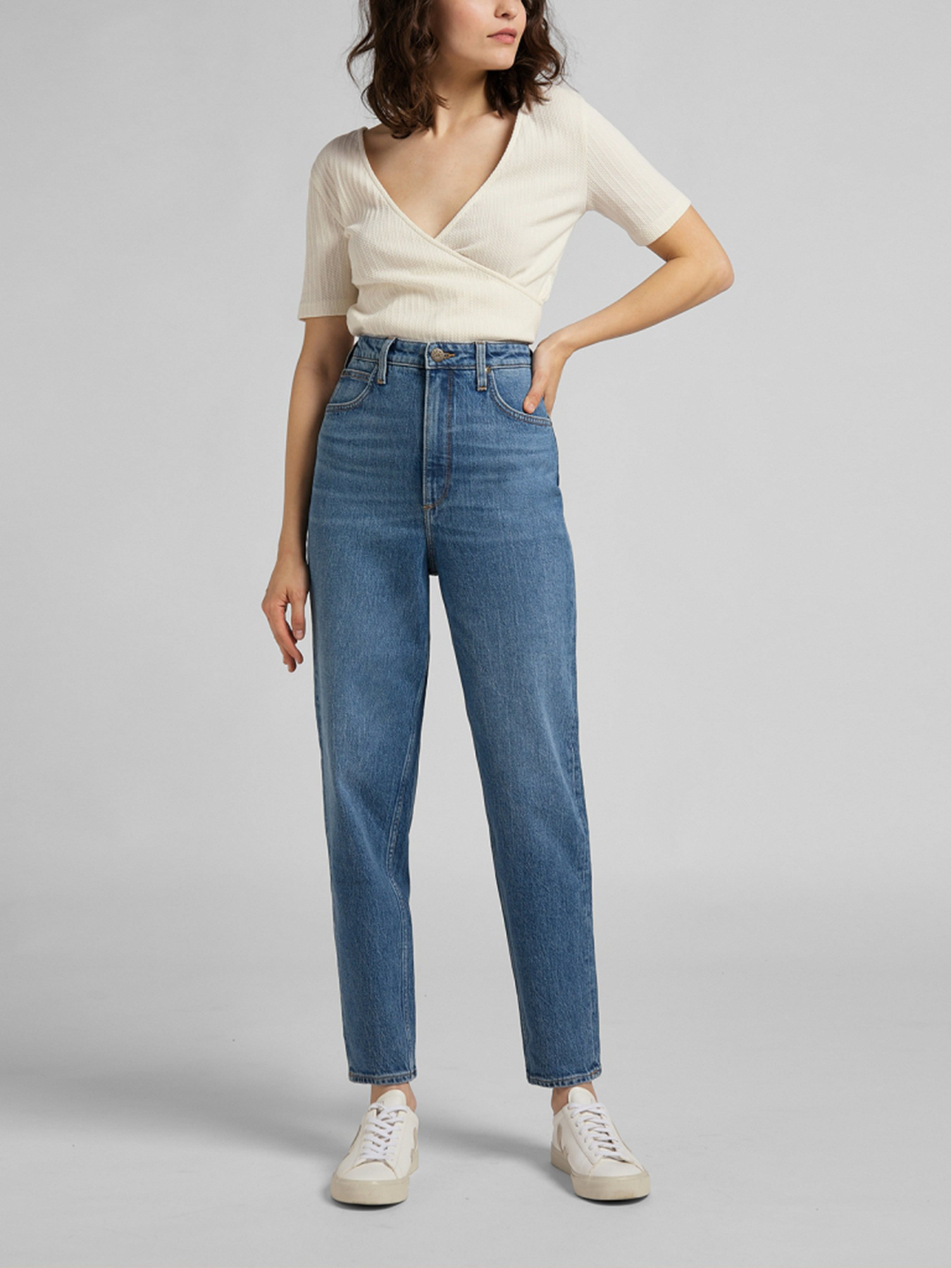 Джинсы мом Lee Stella Tapered модель L31JMWMQ_31 Фото