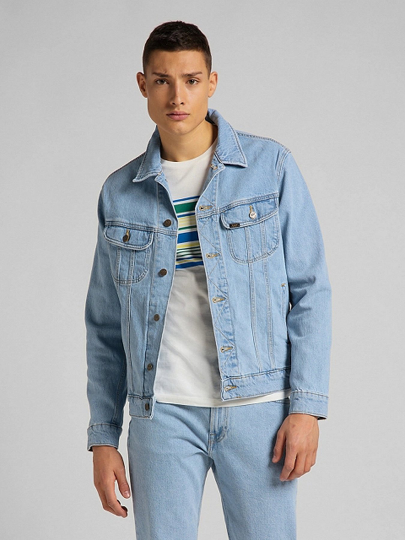 Джинсовая куртка Lee Rider модель L89ZMWJU Фото