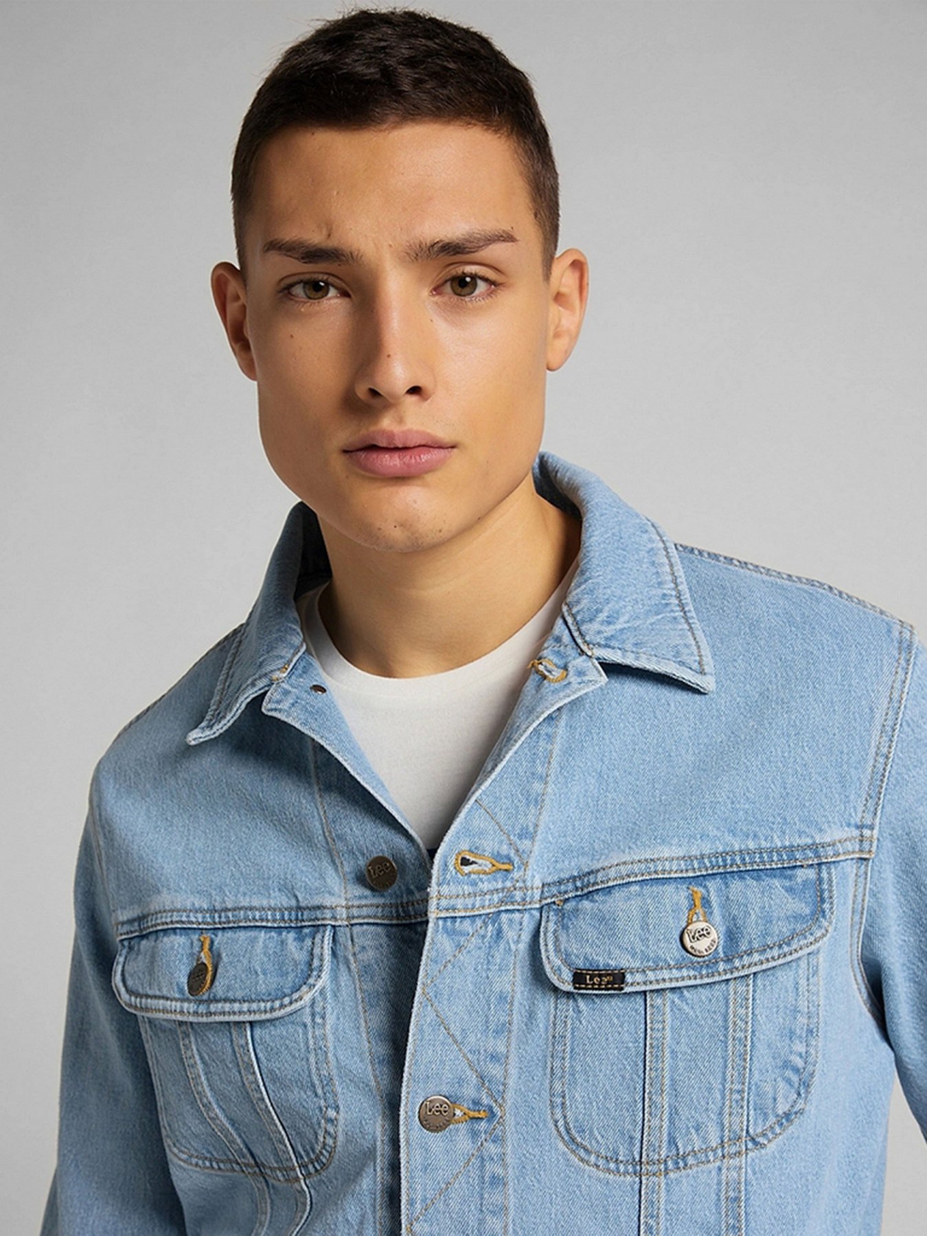 Джинсова куртка Lee Rider модель L89ZMWJU Фото