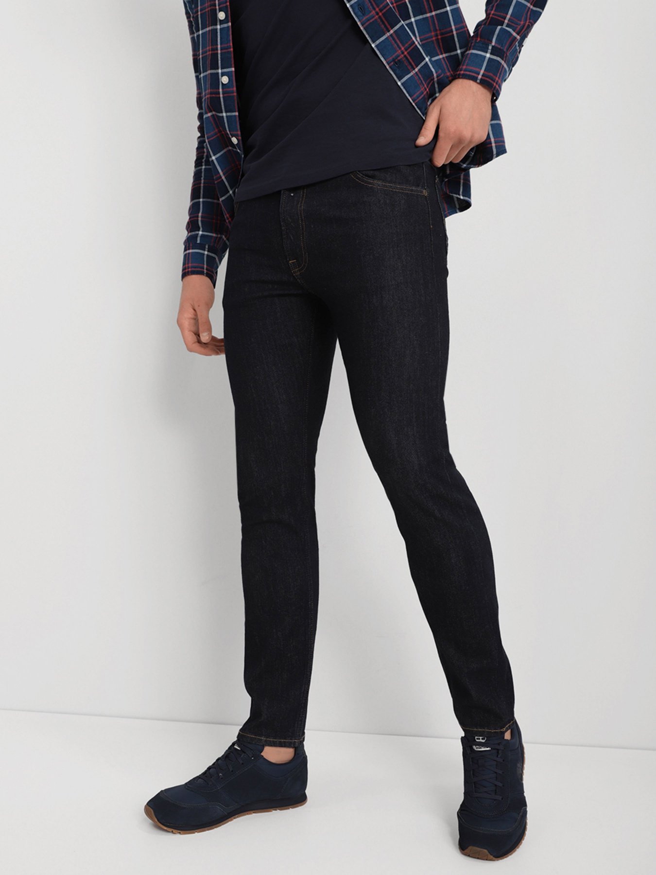 Скинни джинсы Lee Rider In Rinse модель L701PX36_32 Фото