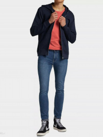 Кофта спортивная Lee Basic Zip Through модель L80KSP35 Фото