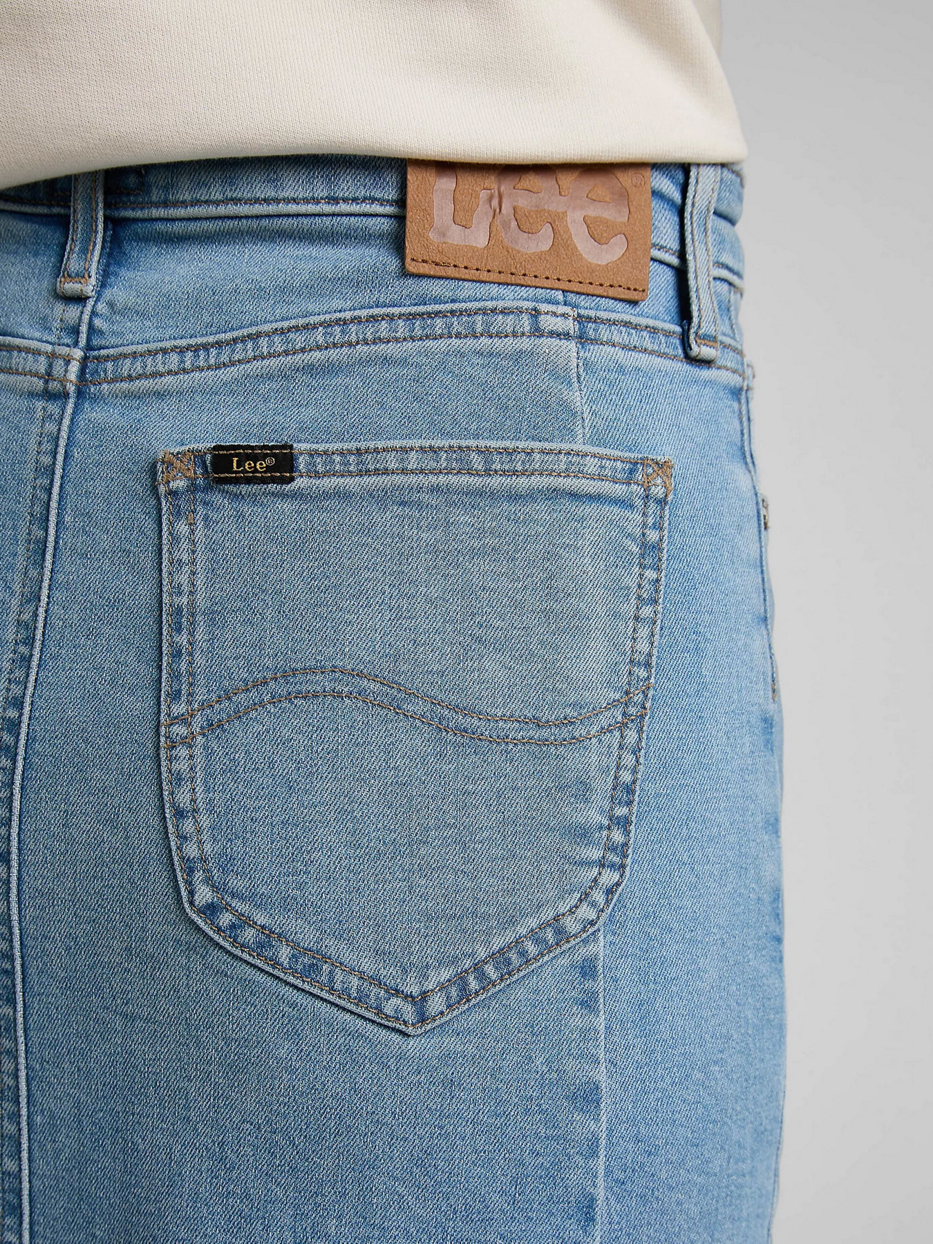 Джинсова спідниця Lee модель L38WBEPA Фото