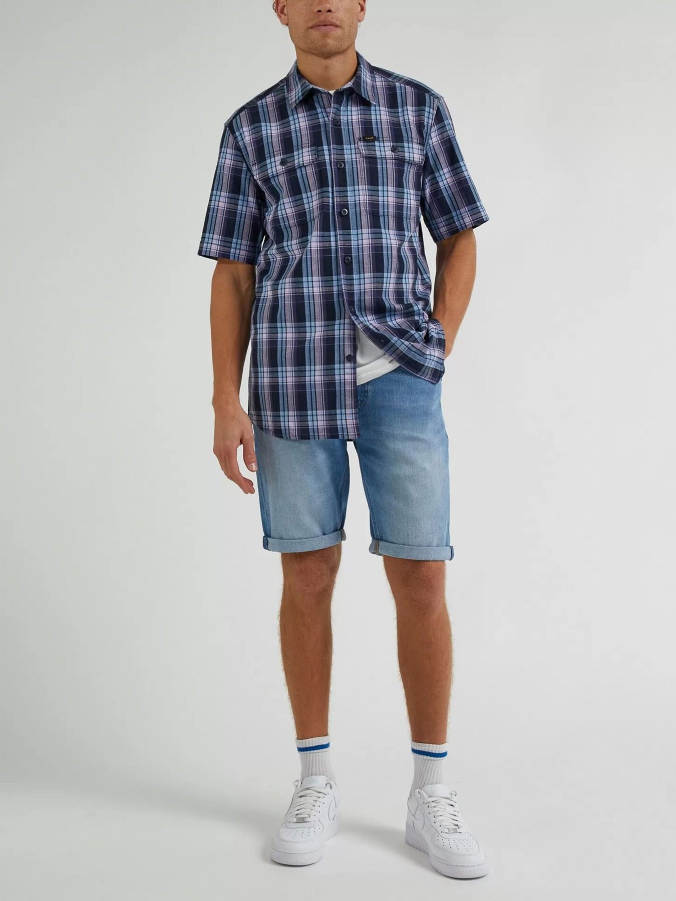 Джинсовые шорты Lee 5 Pocket модель L73MMWFO Фото