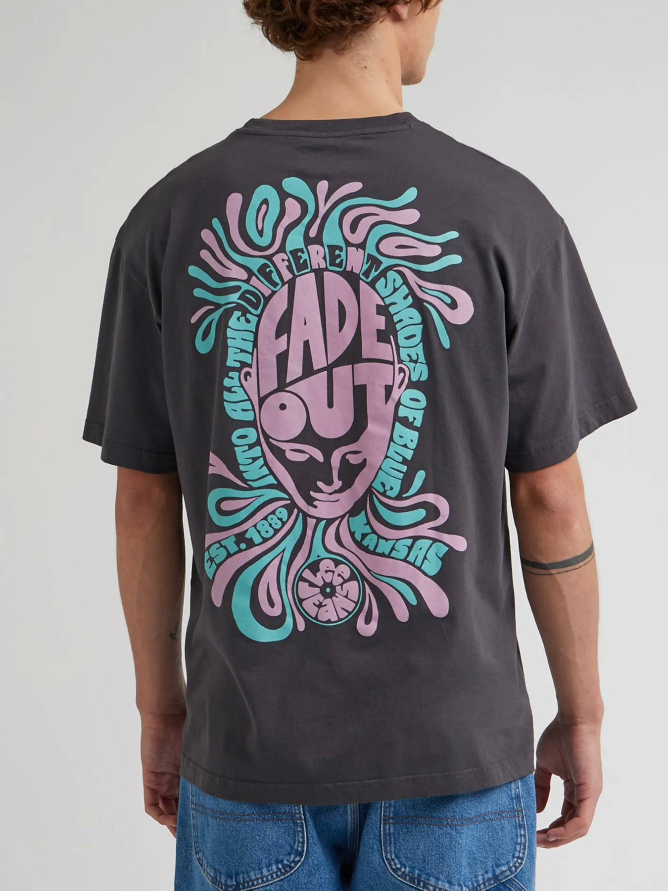 Футболка Lee Logo модель LL08FEON Фото