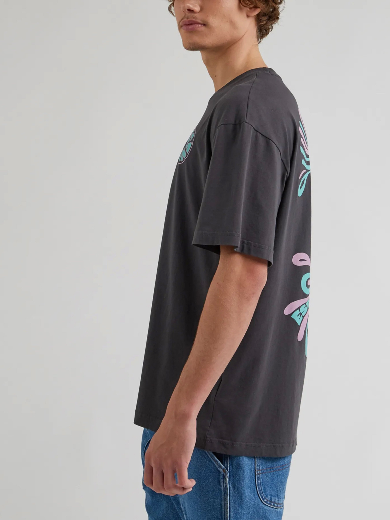 Футболка Lee Logo модель LL08FEON Фото