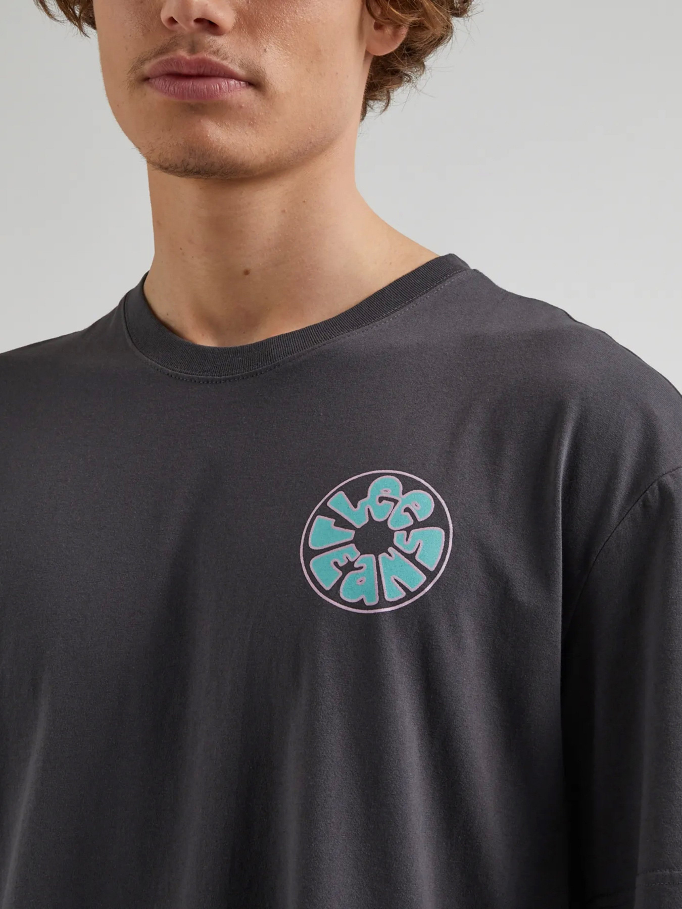 Футболка Lee Logo модель LL08FEON Фото