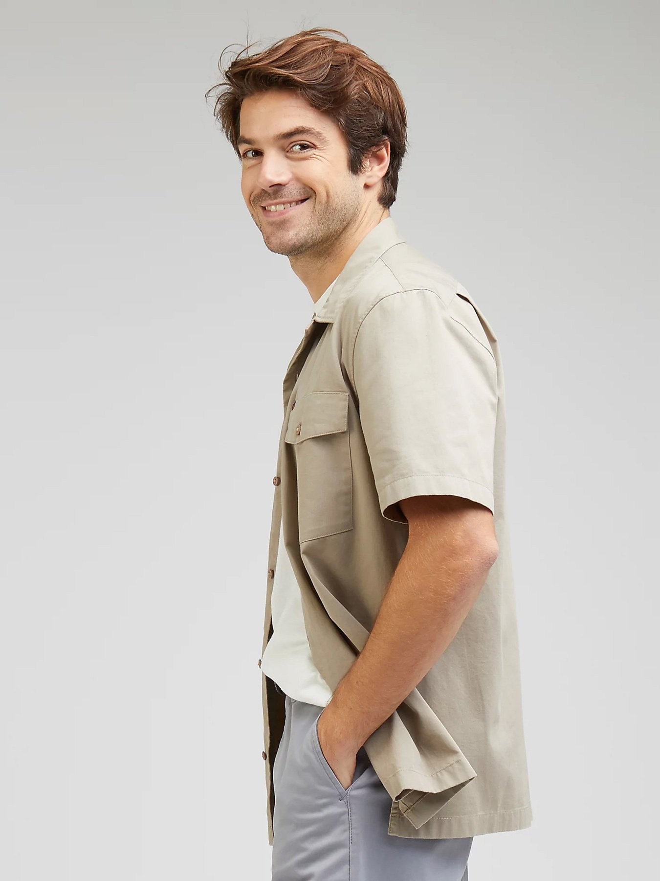 Сорочка повсякденна Lee Double Pocket модель L68POMA24 Фото