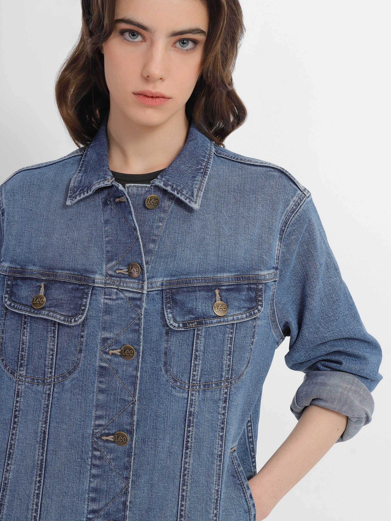 Джинсова куртка Lee модель L47PFAC92 Фото