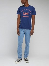 Футболка Lee Logo Crew модель LL55FQA43 Фото