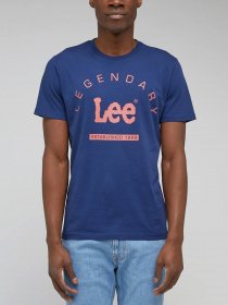 Футболка Lee Logo Crew модель LL55FQA43 Фото