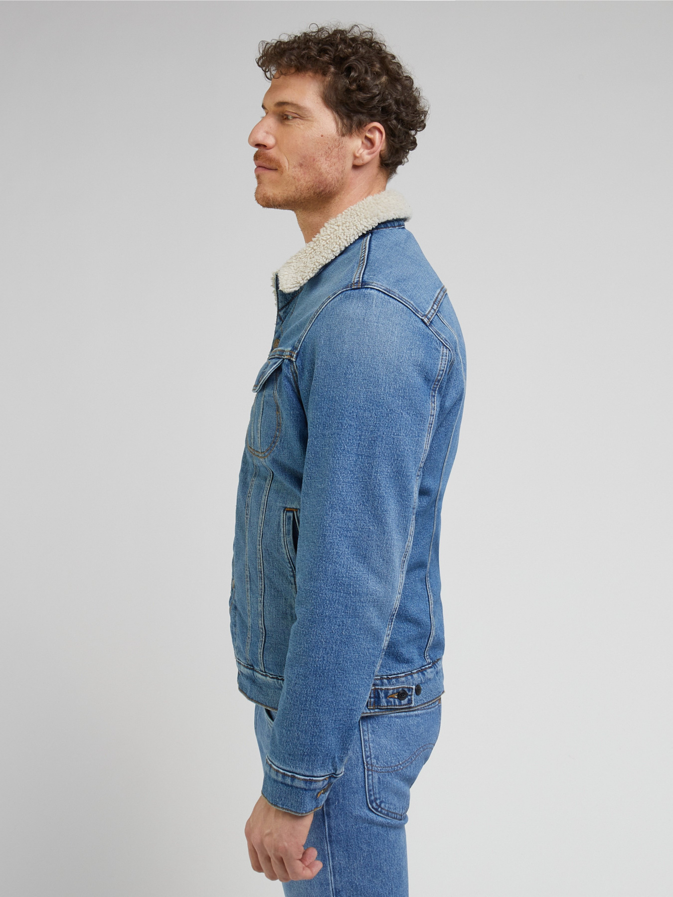 Джинсова куртка Lee Sherpa модель 112341639 Фото