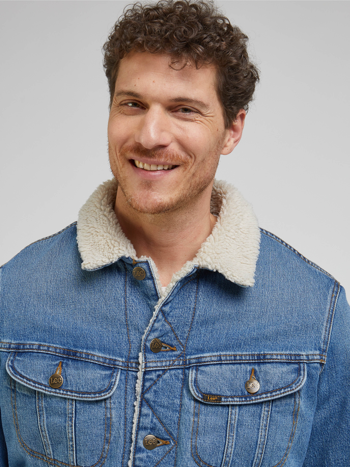 Джинсовая куртка Lee Sherpa модель 112341639 Фото