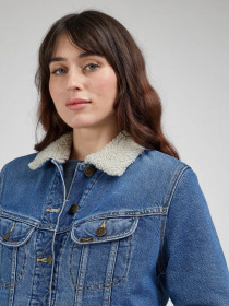 Джинсова куртка Lee Sherpa Rider модель 112341301 Фото