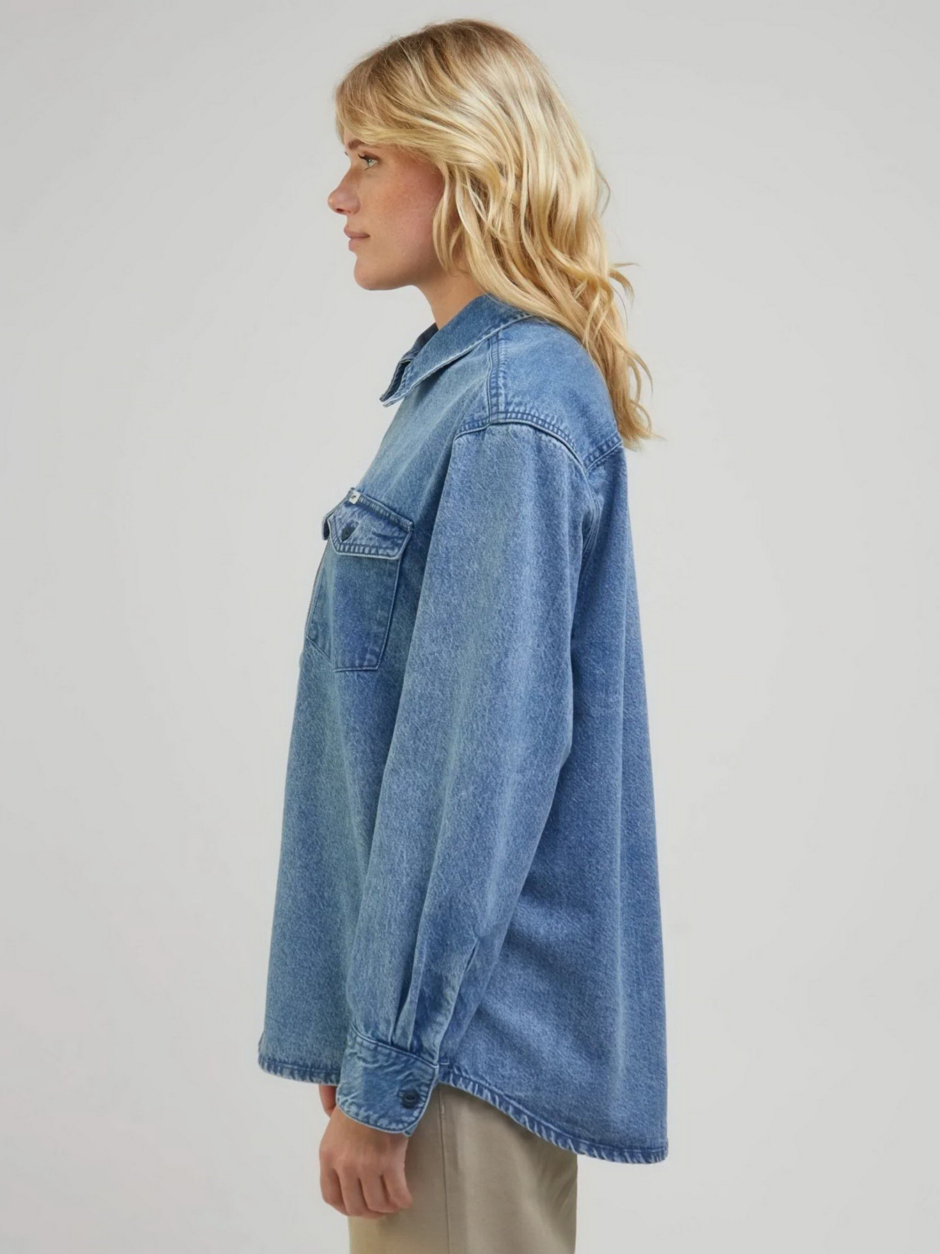 Сорочка Lee Zip Popover модель 112341531 Фото