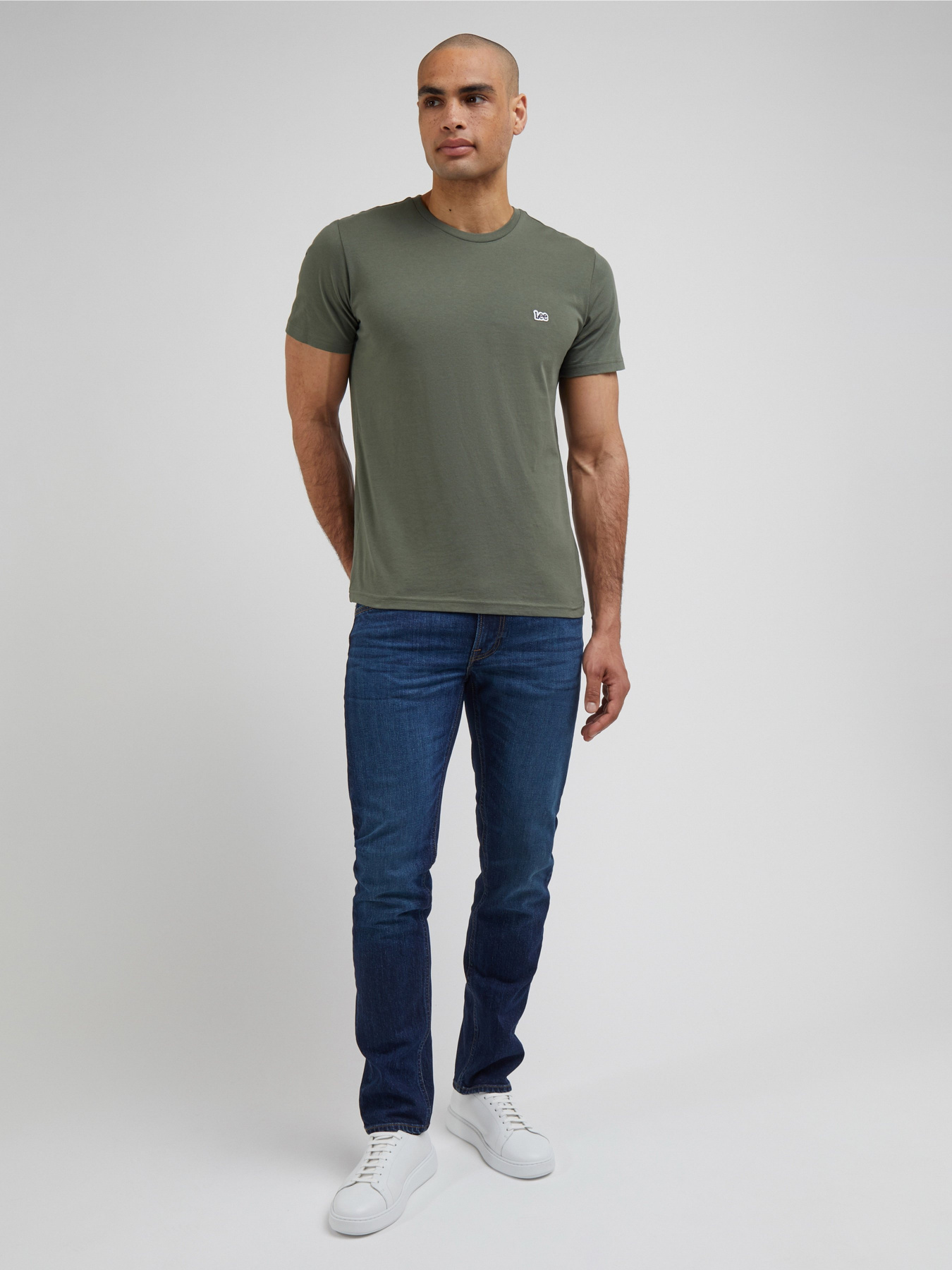 Футболка Lee Ss Patch Logo модель 112341715 Фото