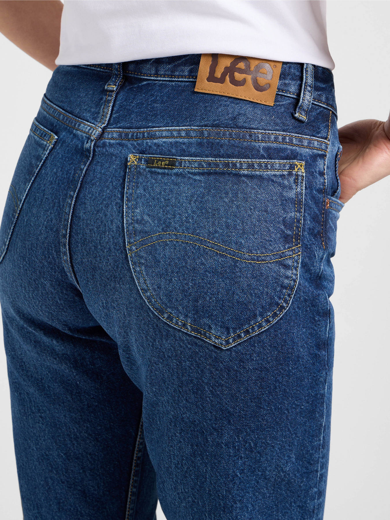 Прямі джинси Lee Rider Jeans модель 112346312 Фото