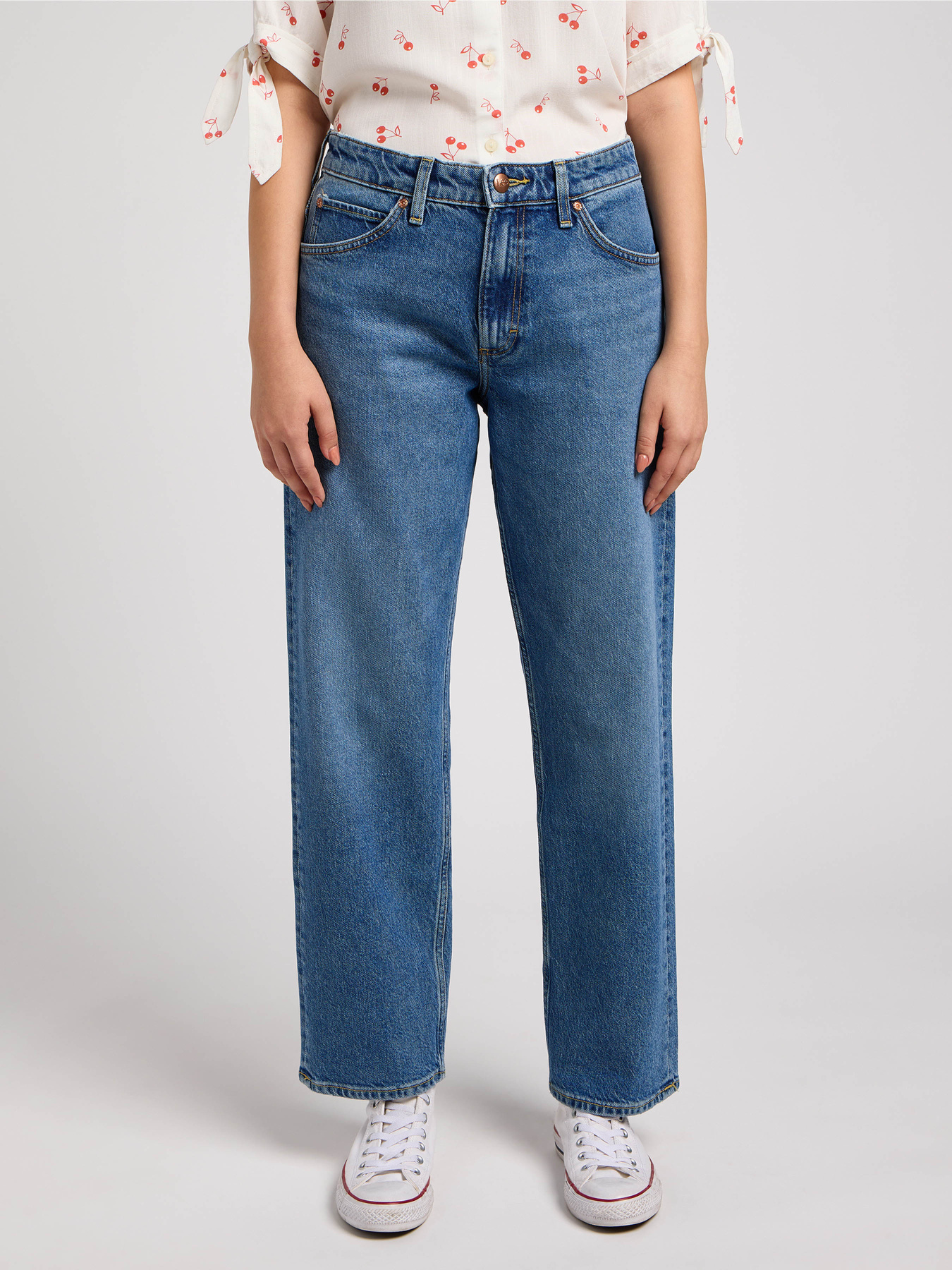 Прямые джинсы Lee Rider Classic модель 112348951 Фото