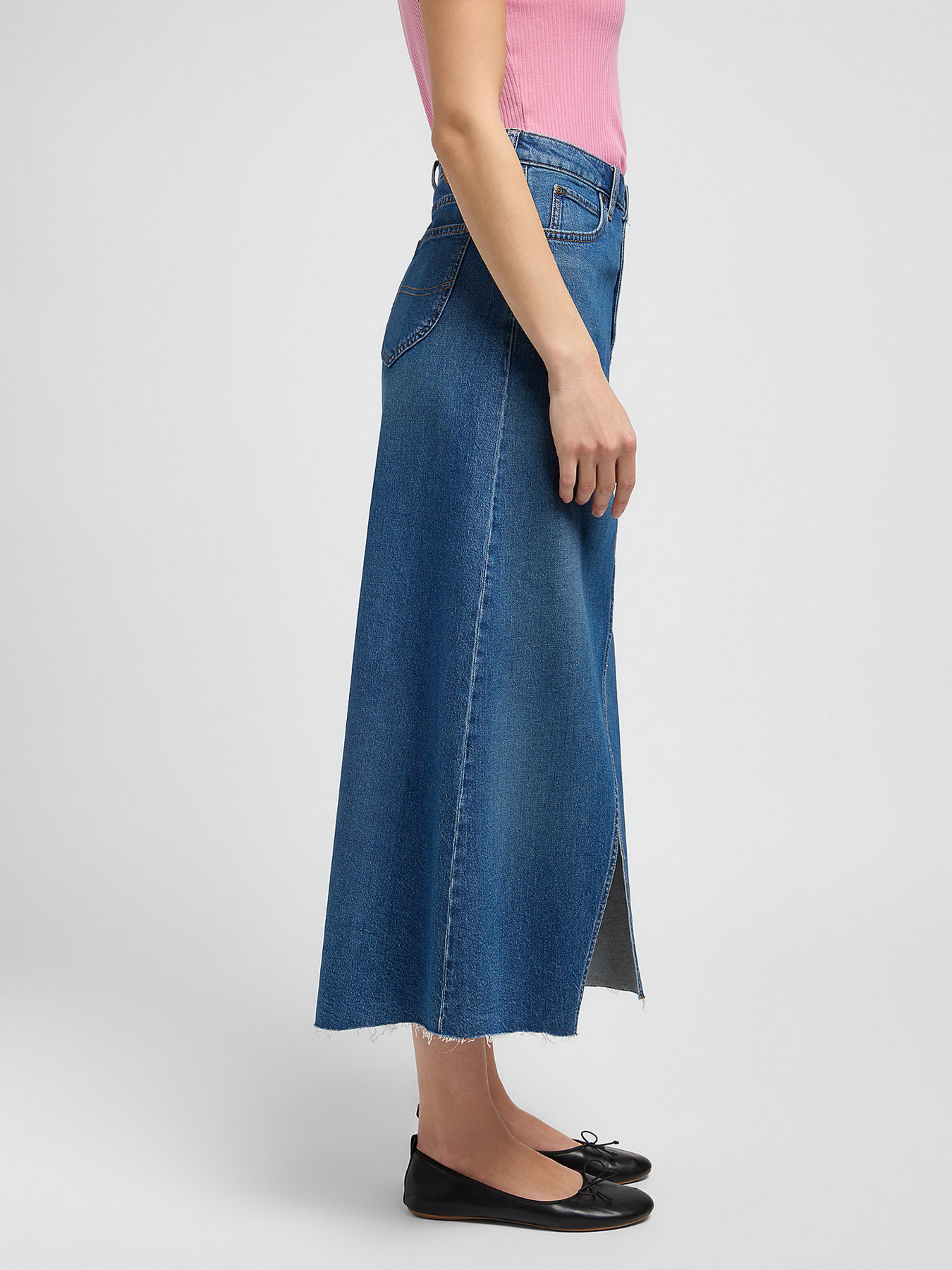 Джинсовая юбка Lee Maxi модель 112349007 Джинсовая юбка Lee Maxi модель 112349007 Фото