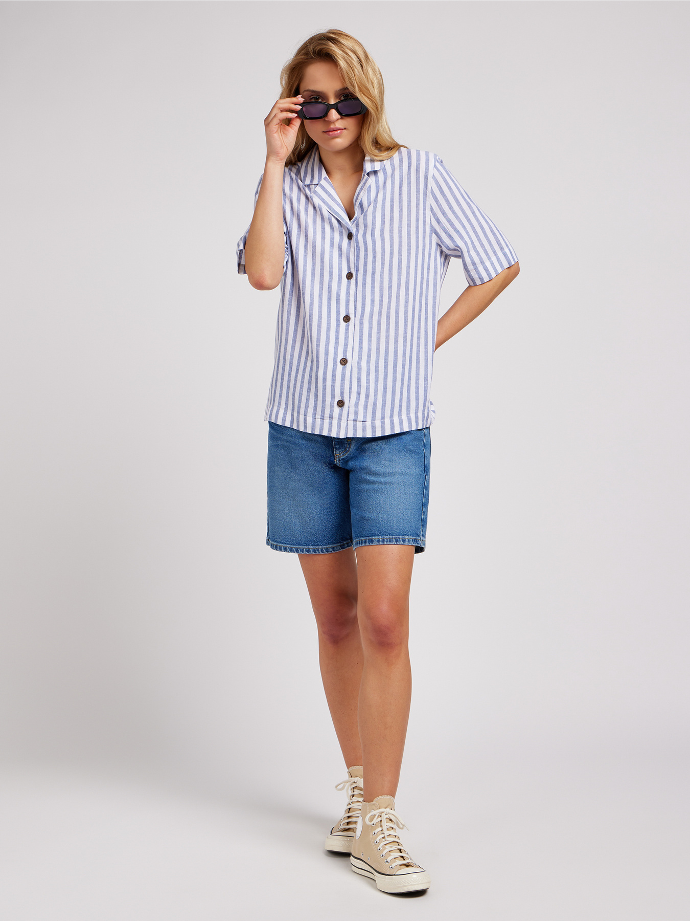 Шорти джинсові Lee Rider Bermuda модель 112349010 Фото