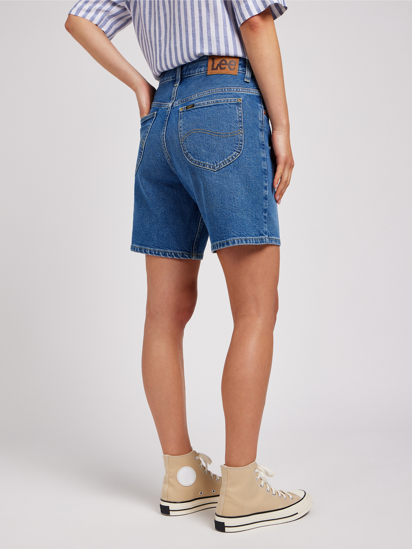 Джинсові шорти Lee Rider Bermuda модель 112349010 Джинсові шорти Lee Rider Bermuda модель 112349010 Фото