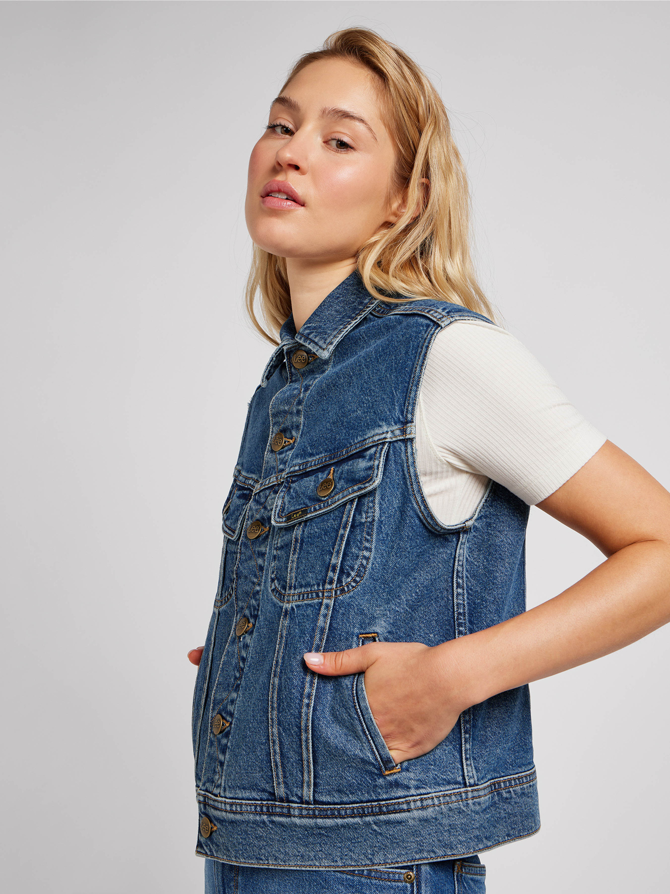 Жилет Lee Sleeveless Rider модель 112349537 Фото