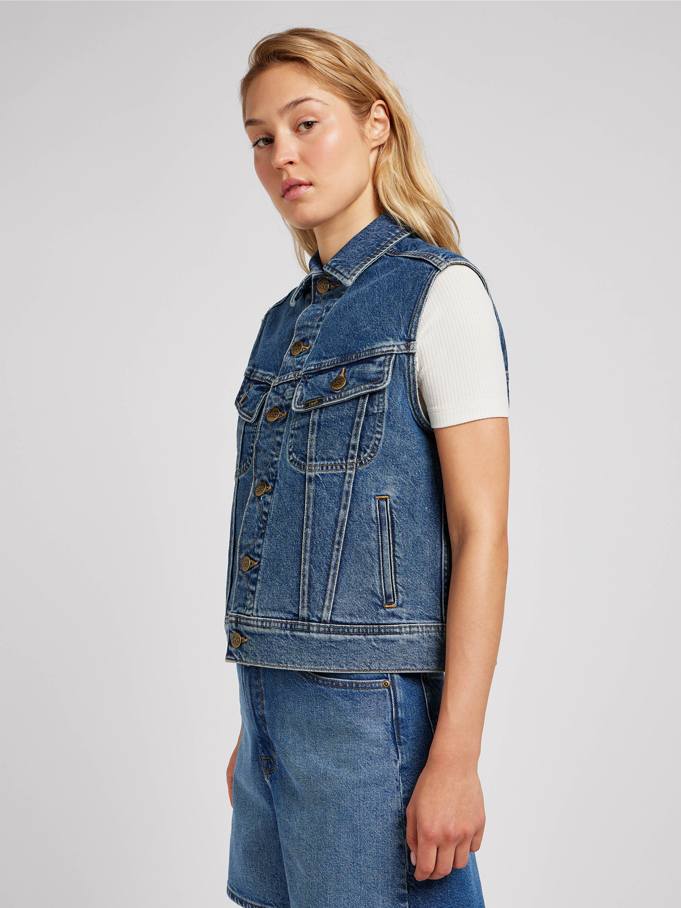 Жилет Lee Sleeveless Rider модель 112349537 Фото