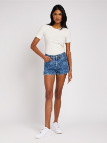 Шорти джинсові Lee Rider 3In модель 112349596 Фото