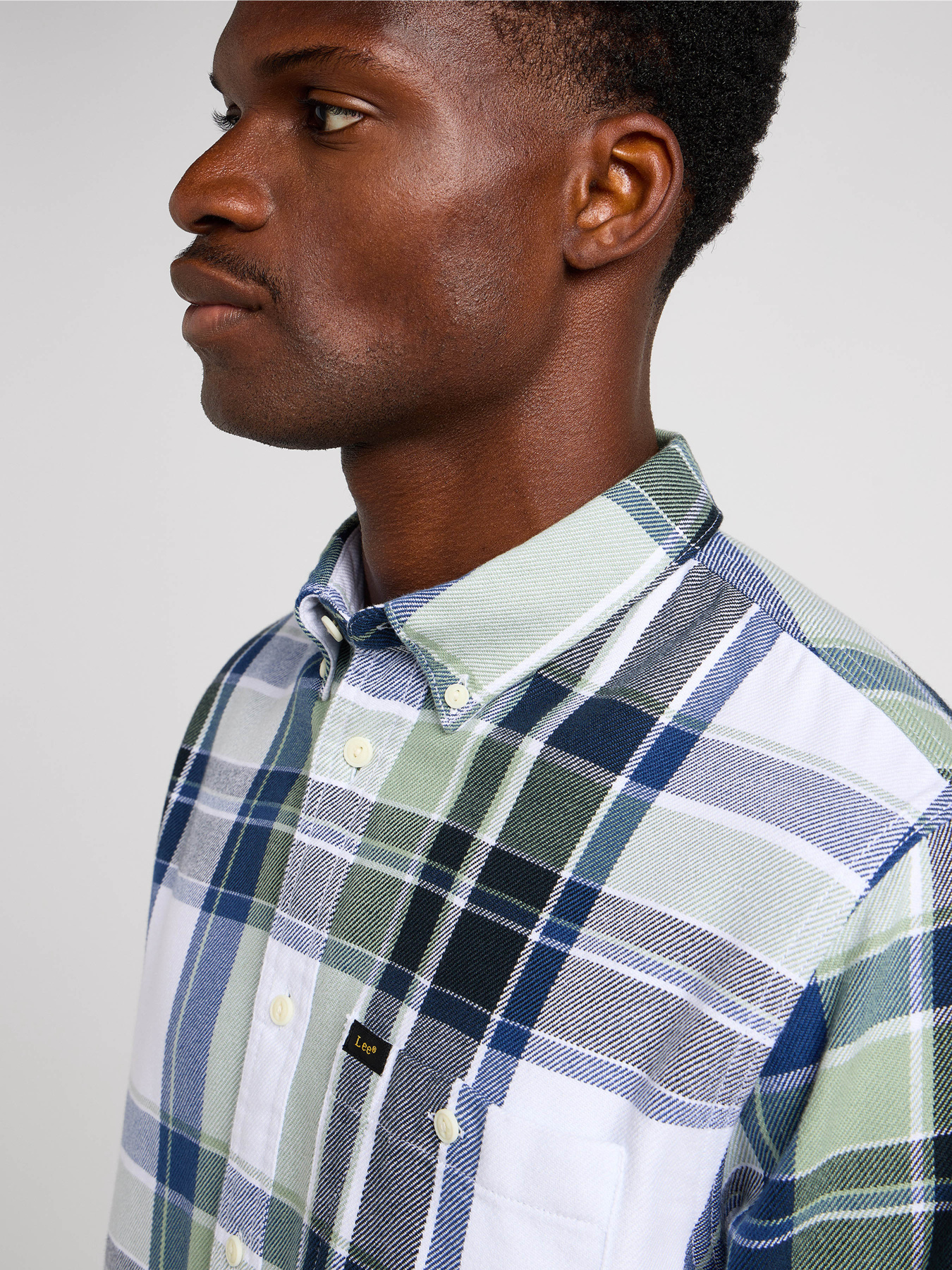 Рубашка в клетку Lee Riveted модель 112349943 Фото