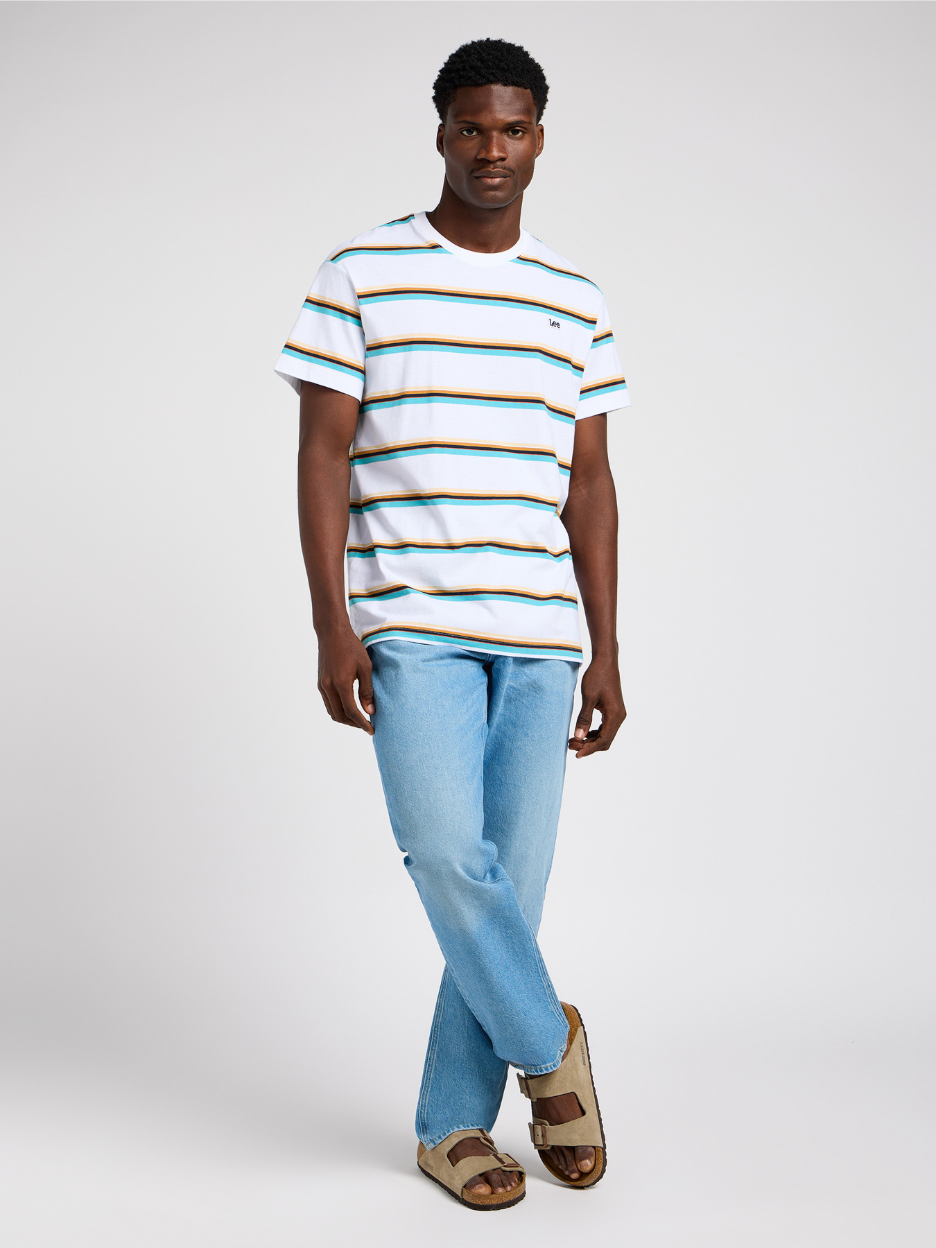 Футболка Lee Relaxed Stripe модель 112350099 Фото