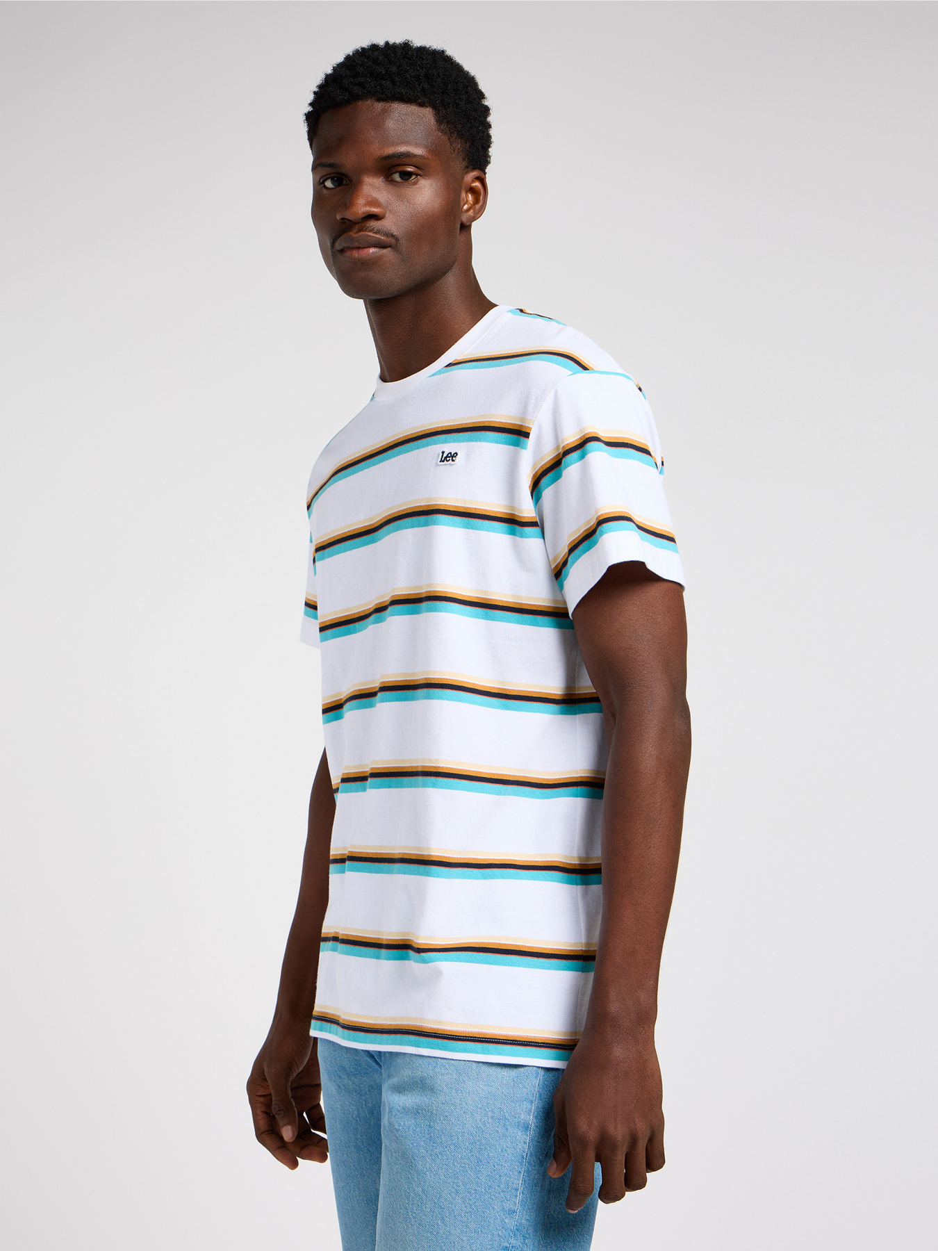 Футболка Lee Relaxed Stripe модель 112350099 Фото