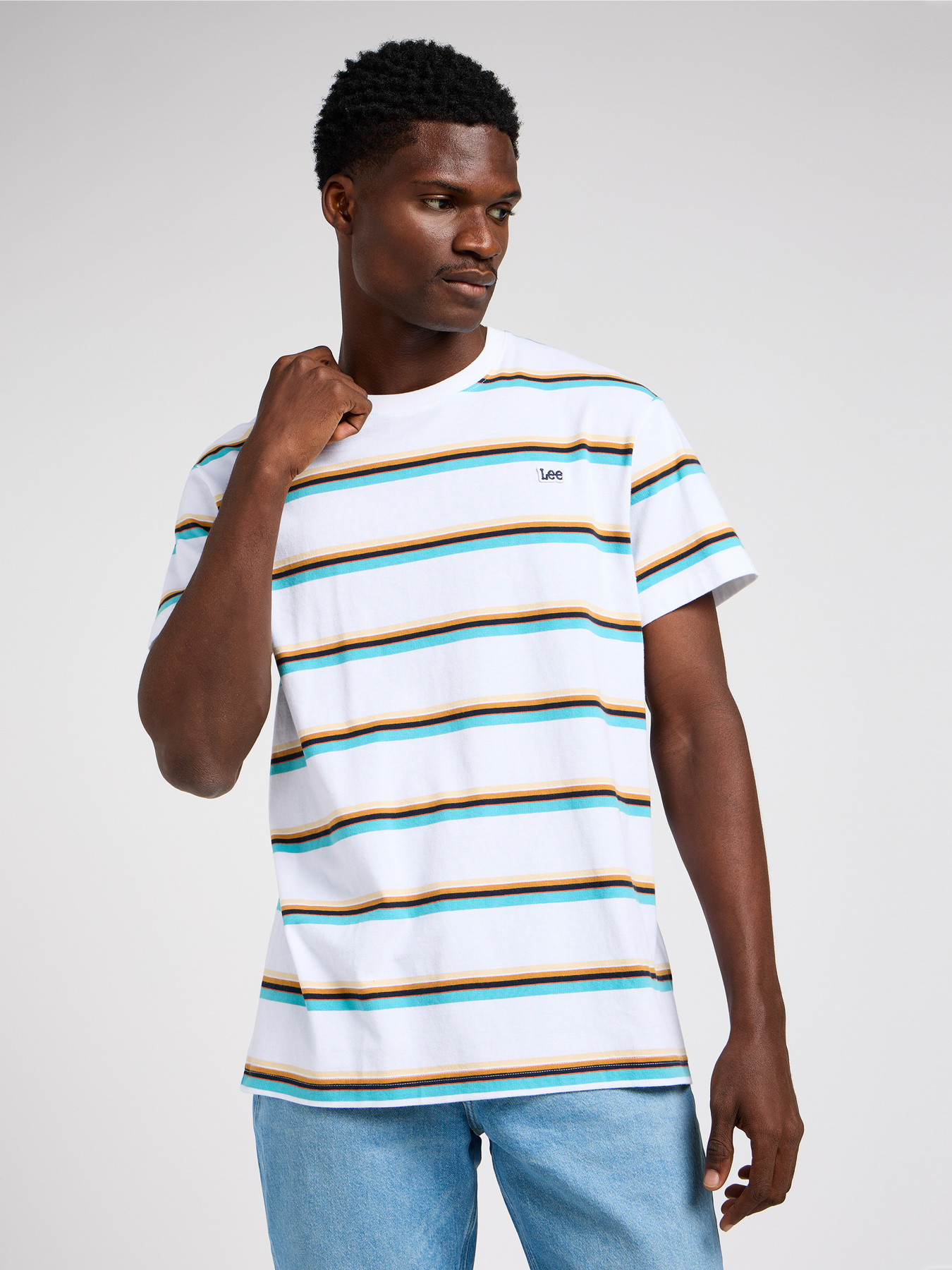 Футболка Lee Relaxed Stripe модель 112350099 Фото