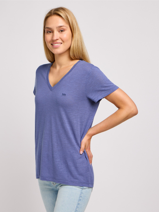 Футболка Lee V Neck модель 112350203 Фото
