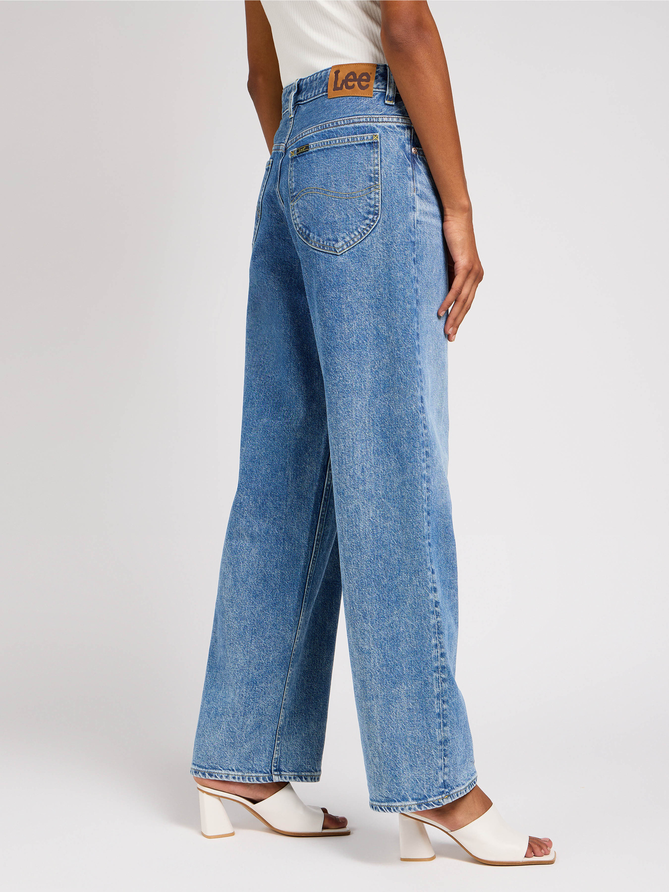 Прямые джинсы Lee Rider Loose модель 112349551 Фото