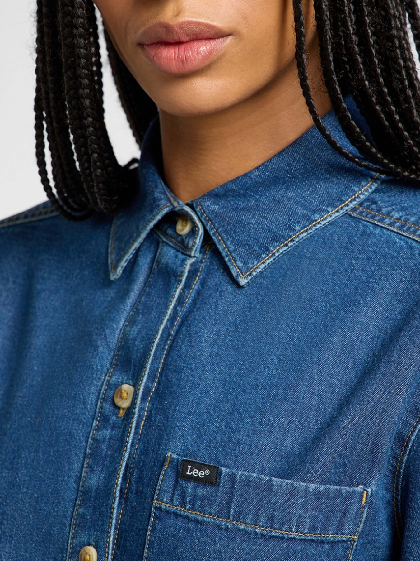 Платье мини Lee модель 112363419 Фото