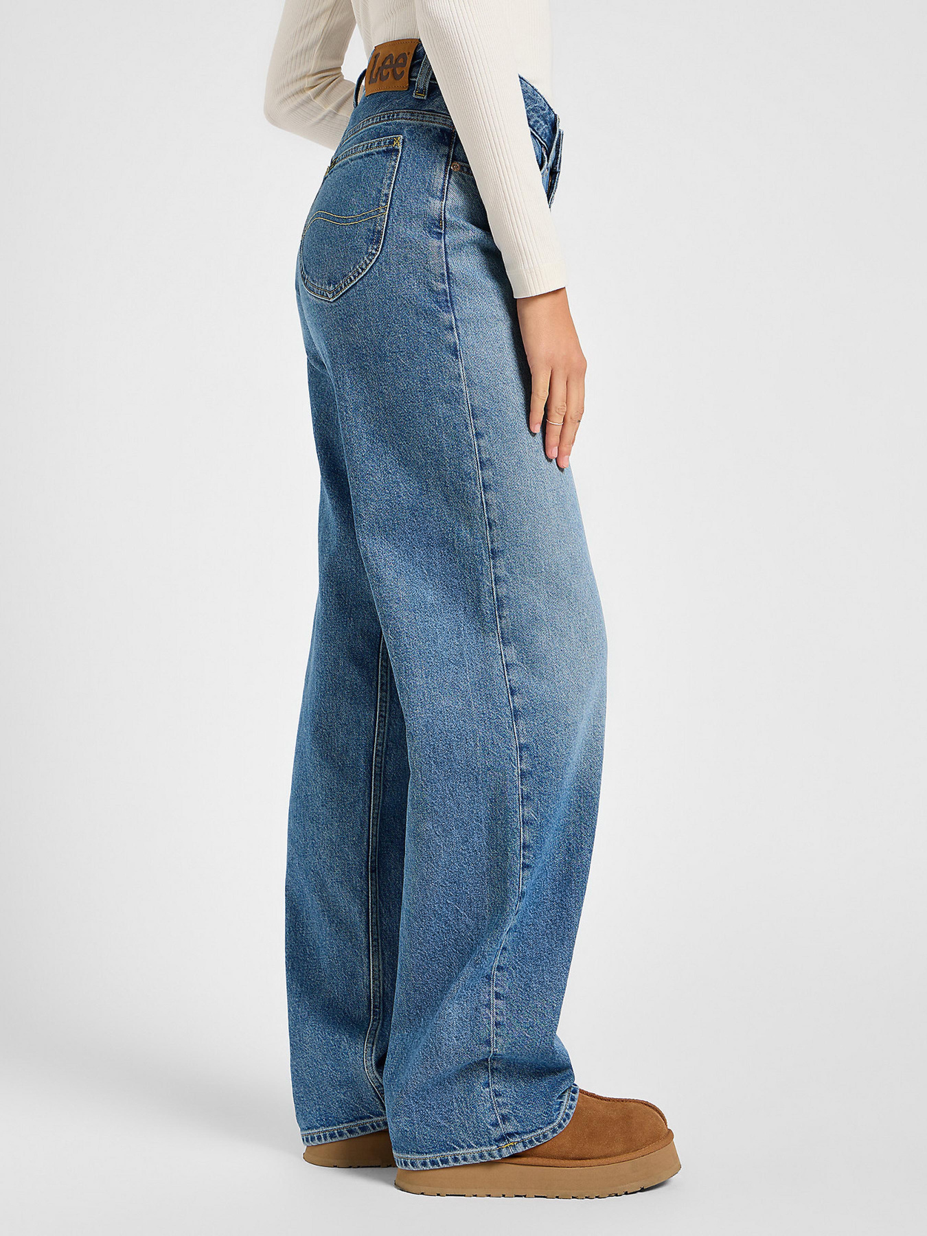 Широкие джинсы Lee модель 112355132 Фото