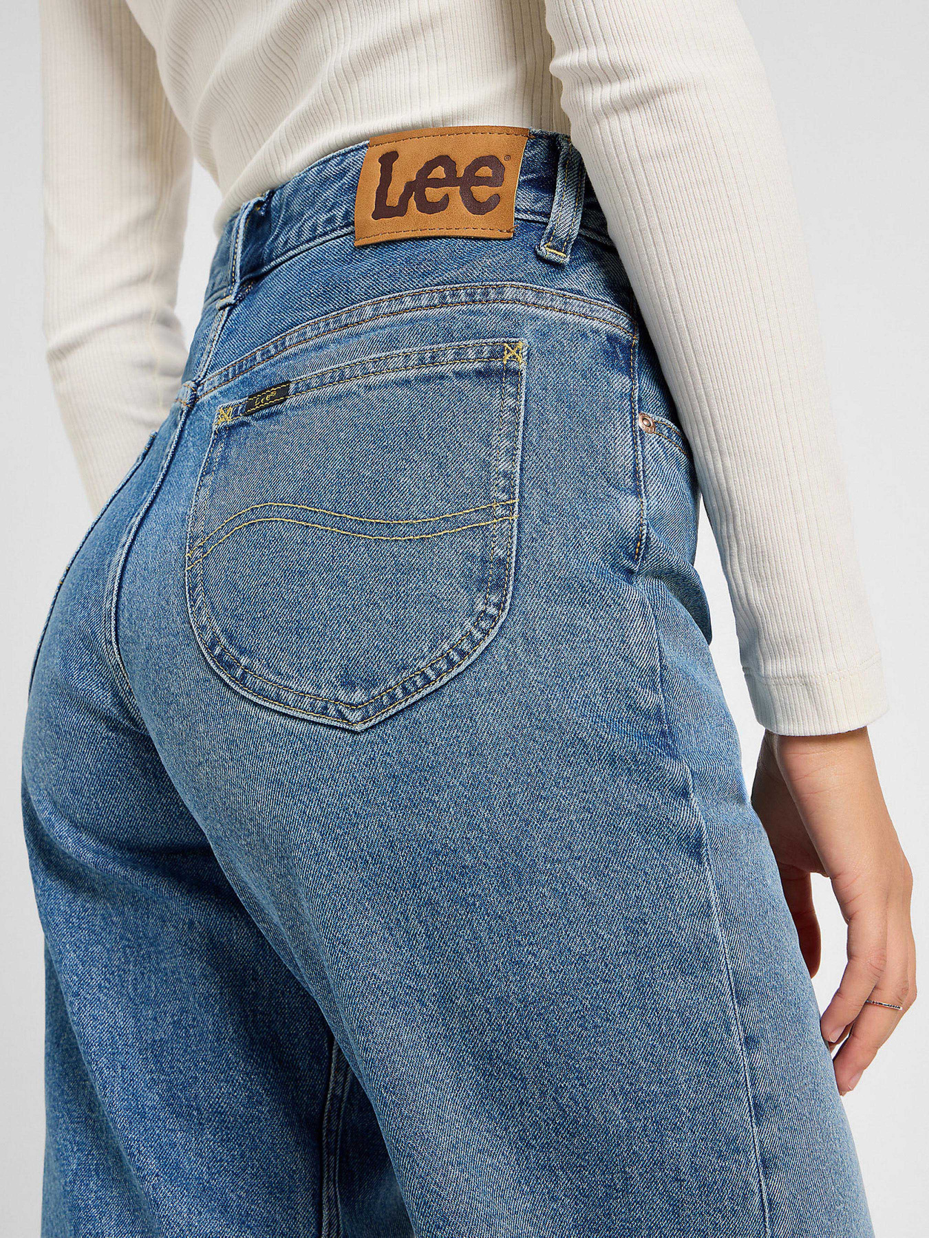 Широкие джинсы Lee модель 112355132 Фото