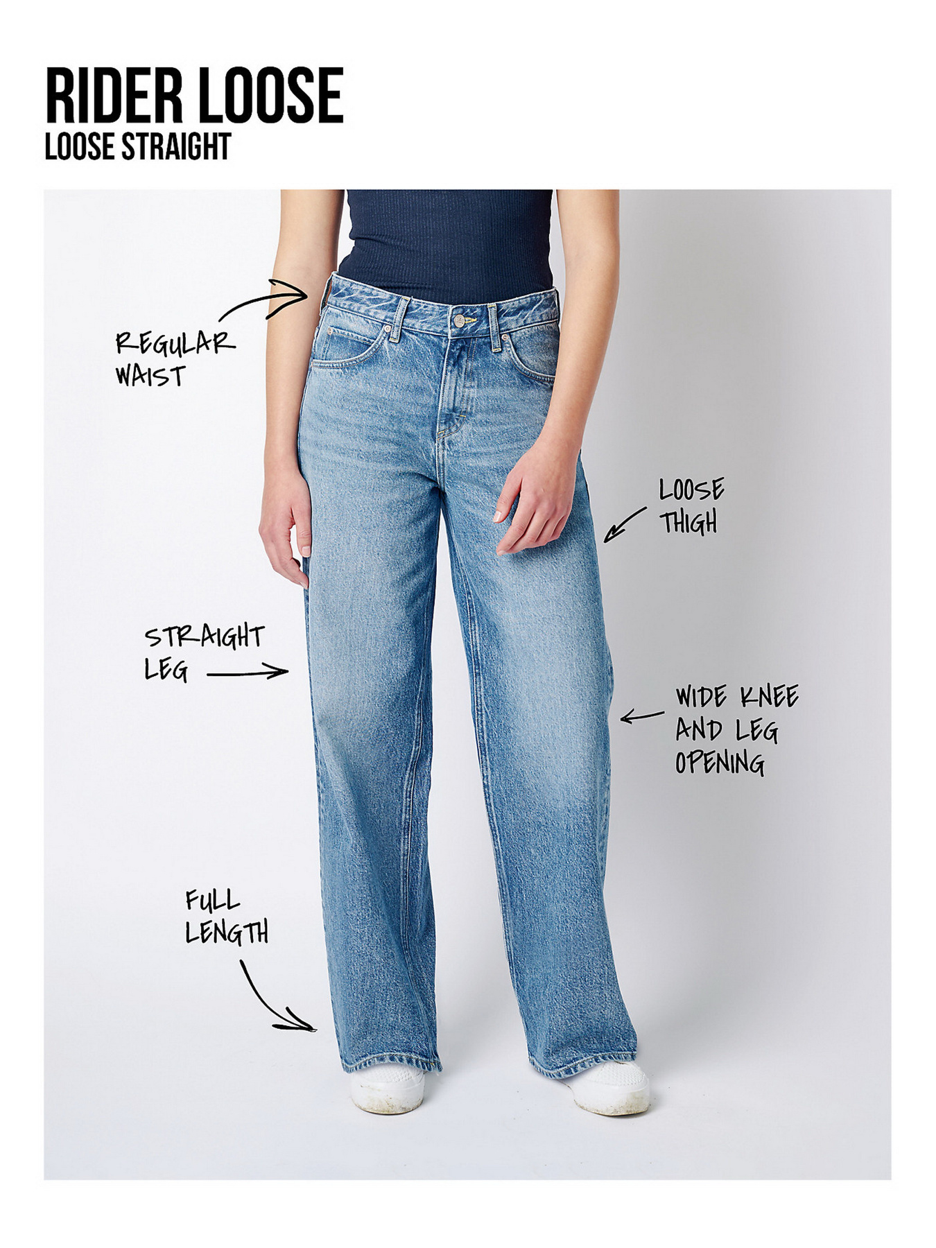 Широкие джинсы Lee модель 112355132 Фото