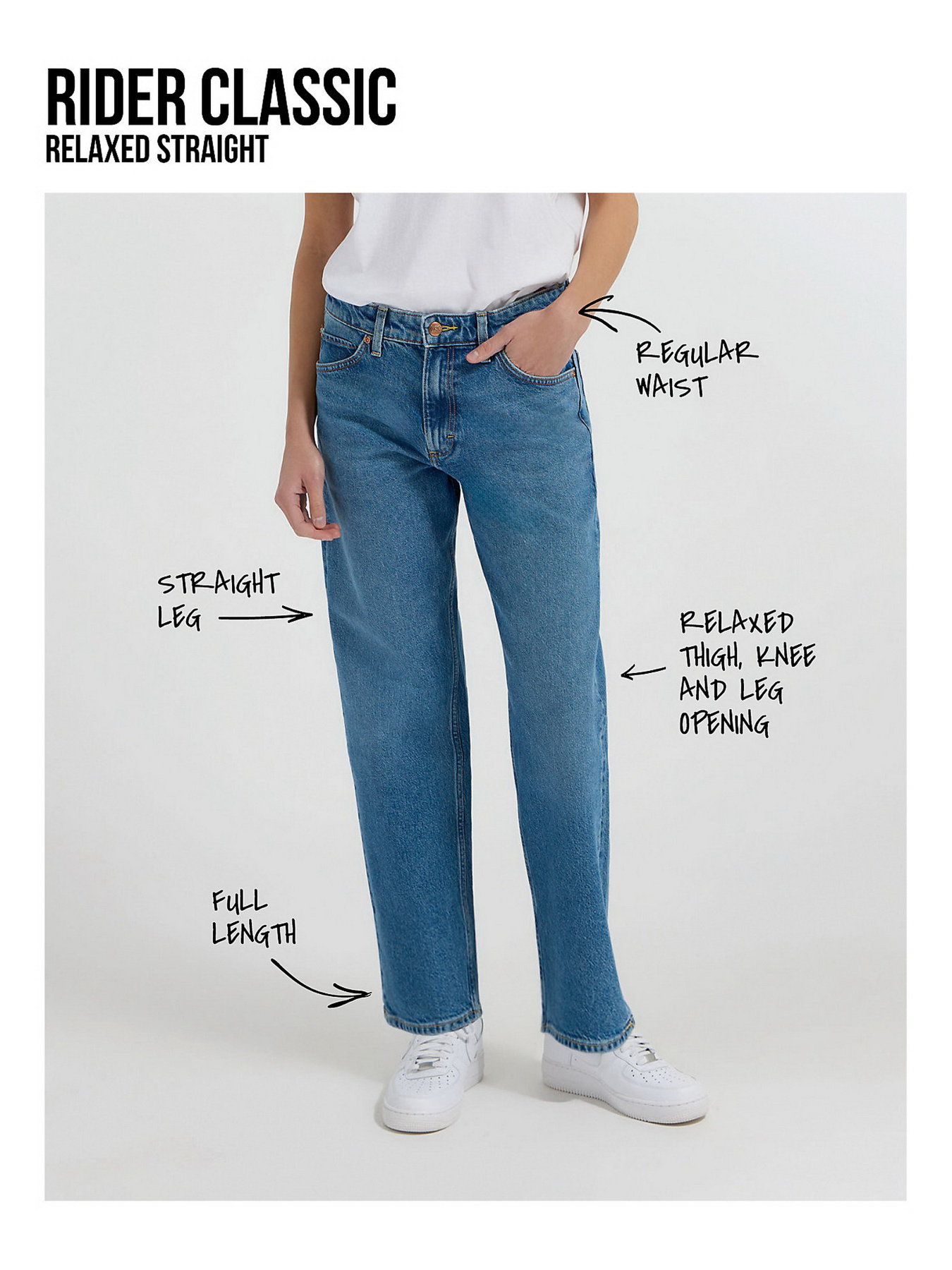 Прямі джинси Lee Модель 112355261 Фото