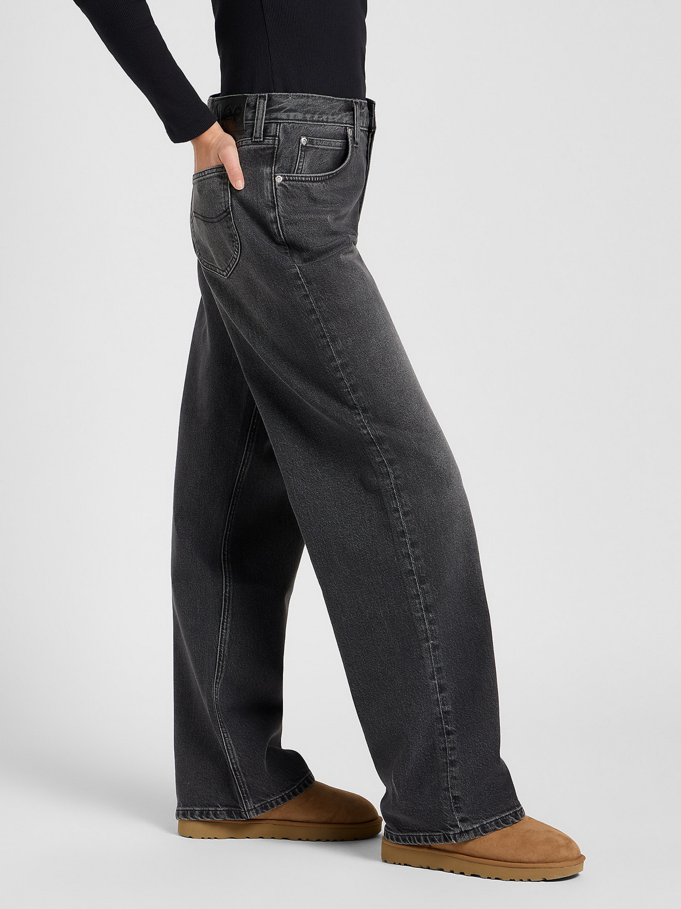 Широкі джинси Lee модель 112371088 Широкі джинси Lee модель 112371088 Фото