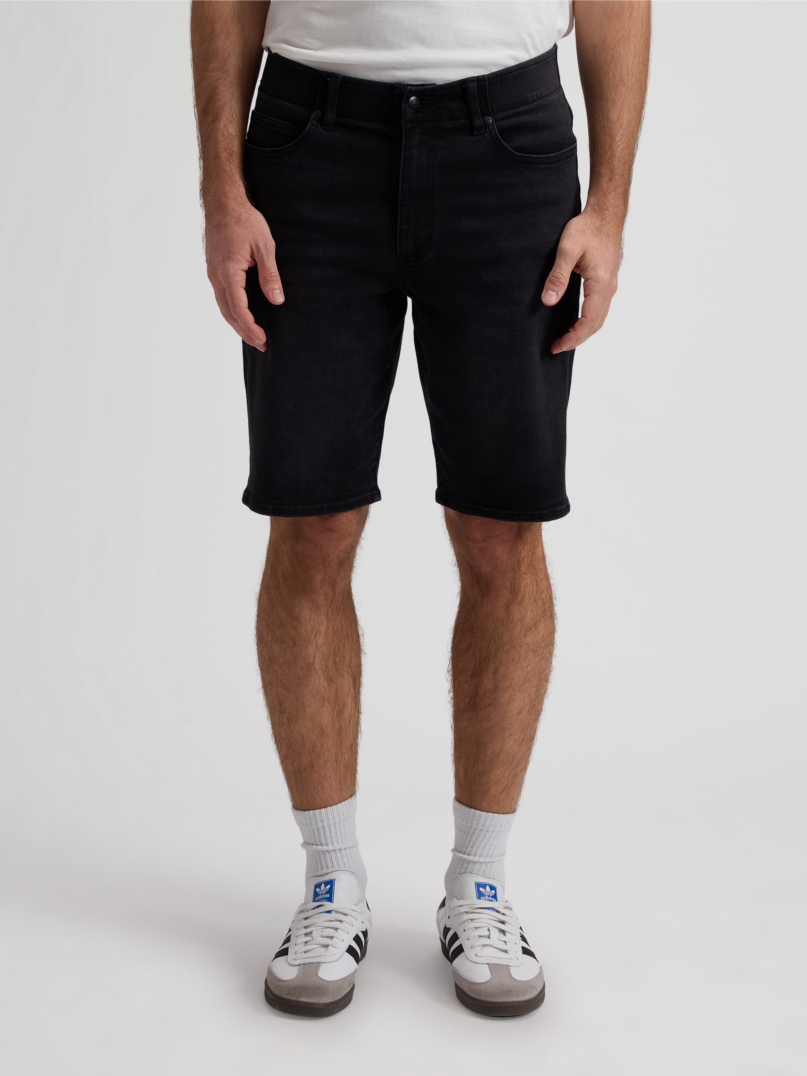 Чоловічі Джинсові шорти Lee XM 5 POCKET SHORT (LEE771) колір чорний, матеріал бавовна/поліестер