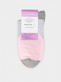 Носки и гольфы Легка Хода модель 5320 срібло меланж-рожевий Носки и гольфы Легка Хода модель 5320 срібло меланж-рожевий Фото