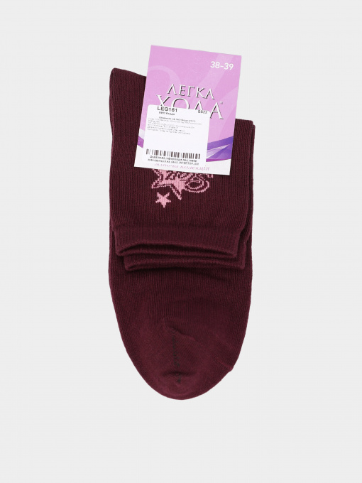 Шкарпетки Легка Хода модель 5453 бордо Фото